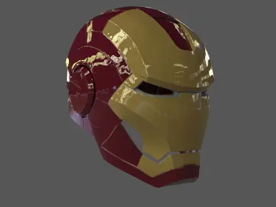 Ironman Helmet 3D print model