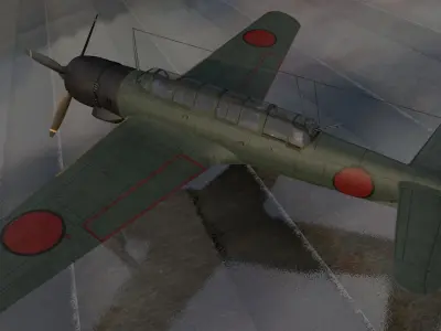 Nakajima C6N1 Saiun - aka Myrt 3D model