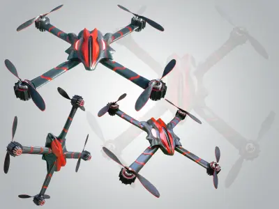 Drone Concept 3D model