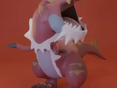 Pokemon - Tyrantrum 3D print model