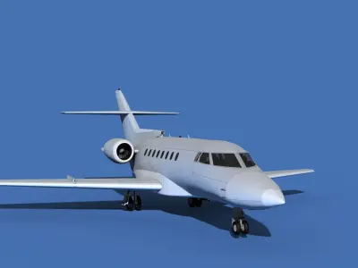 Hawker Siddley 1000 V00 3D model