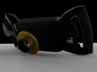 Custom Race Car Steering Wheel Free 3D model