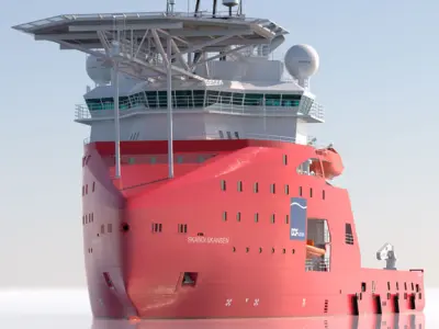 Construction Anchor Handling Vessel SKANDI SKANSEN 3D model