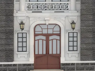 Tsinghua College 3D model