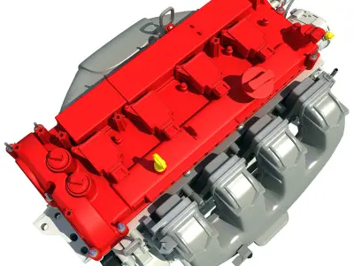 Red Engine 3D model