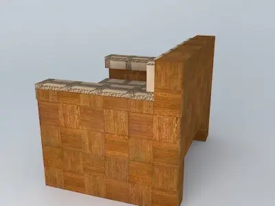 office sofa 3D model