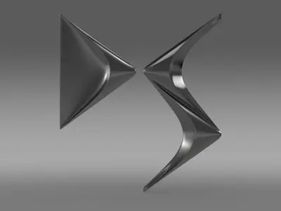 DS logo 3D model