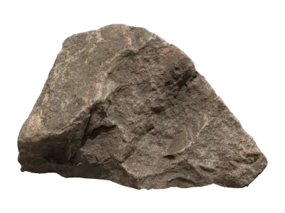  Streaked Wedged Large Rock Boulder Model 