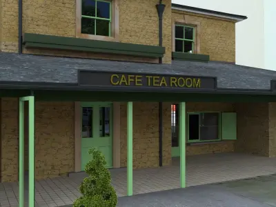 A Multi Purpose Restaurant 3D model