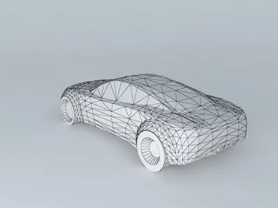 NEG sport car template Free 3D model