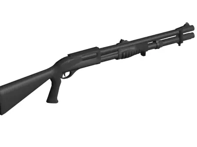 Remington 870 MCS 3D model