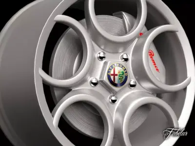 Alfa 8C rim 3D model
