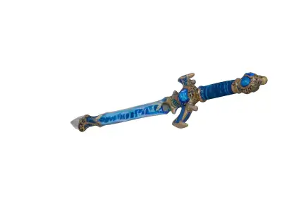 Glowing Magical Sword 3D Model 3D model
