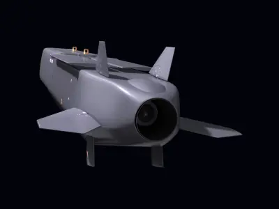 SCALP EG Missile 3D model