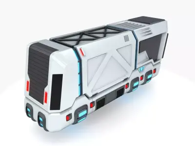 Hover truck 02 3D model