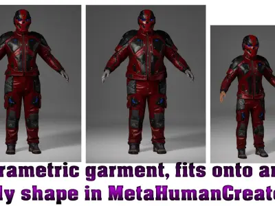 Sci-Fi Pants Sneakers p01 Low-poly 3D model