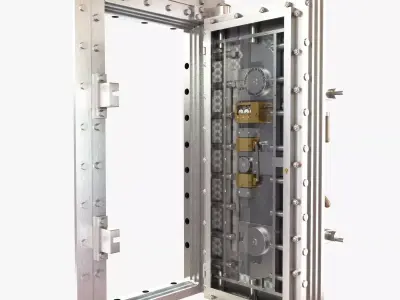 York classic vitage vault door 3D model