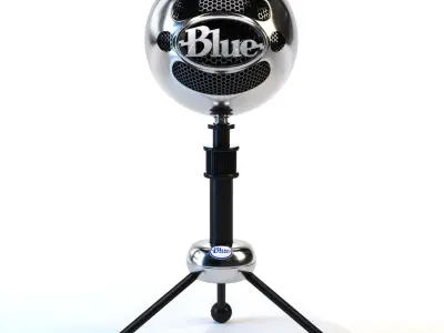 Snowball Blue Microphones  3D model