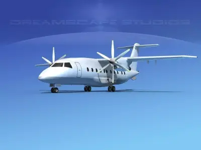 Dornier Do-328-130 Unmarked 2 3D model