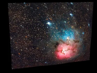 Trifid Nebula 3D model