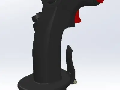 F-16 3d printing stick for simulation with electronics parts 3D print model