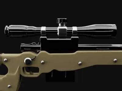 AWM GUN MODEL 3D model