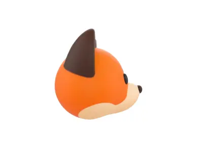 Prop136 Fox Head 3D model