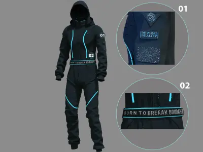 Jumpsuit  3D model