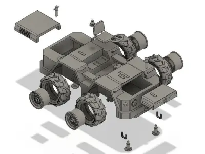 Russian Navy Tractor 3D print model
