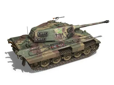 Panzerkampfwagen VI - Ausf B - Tiger II - 313 3D model