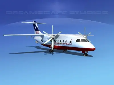 Dornier Do-328-130 Scot Airways 3D model