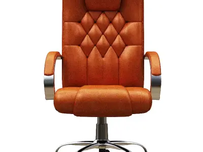 Office chair Low-poly 3D model