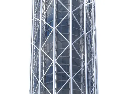 Commercial Building-011 Office Tower 3D model