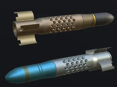 M47 Dragon - Low Poly and Game-Ready Low-poly 3D model