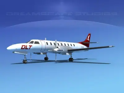Swearingen SA226 Metroliner OLT 3D model