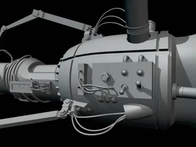 Sci-Fi Plasma Gun Model 3D model