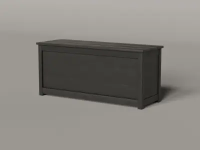POLYWOOD Console Table - 7 COLORS Low-poly 3D model