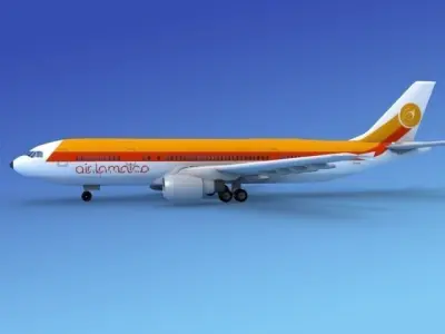 Airbus A300 Air Jamaica 3D model