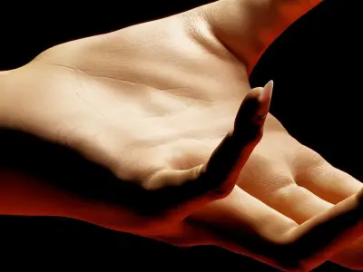 Female Hand Low-poly 3D model