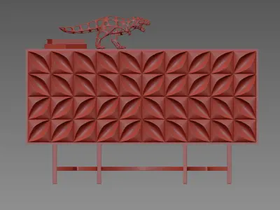 Barrington Console 3D model