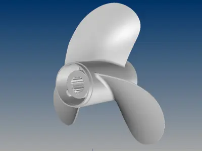 NURBS OUTBOARD PROPELLER 3D model