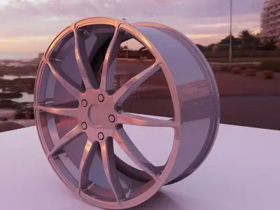 Car wheels 3D model