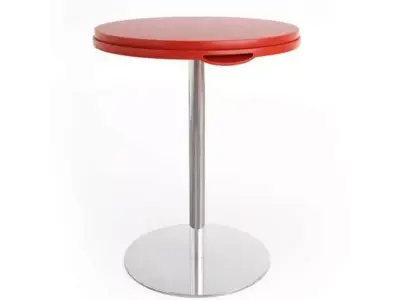 Modern Red Stool 3D model