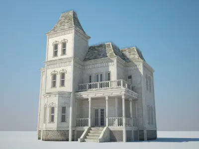 Old Victorian House 3D model