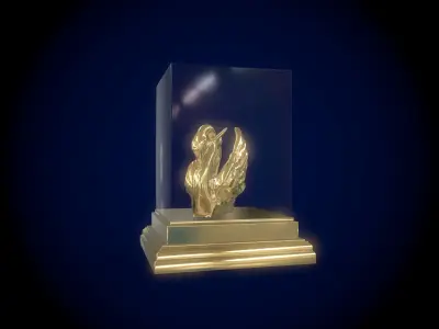 Gold Swan  3D model