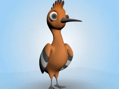 Hoopoe 3D model