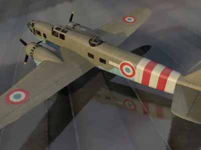 Bloch MB-131 3D model