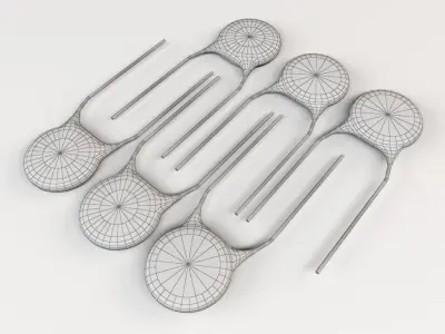 ceramic capacitor Low-poly 3D model