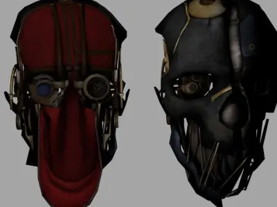 corvo mask Free 3D model