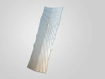 BOFURI Shield of the Hydra Low-poly 3D model